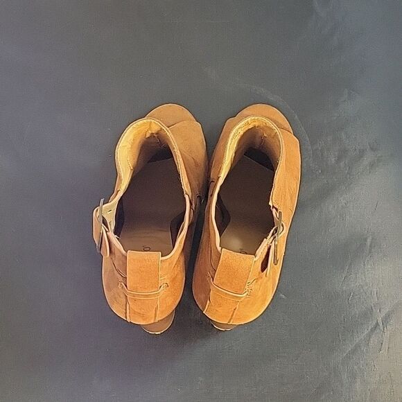 BAMBOO OPEN TOE ADJUSTABLE BUCKLE ANKLE BOOTIES - Picture 6 of 15